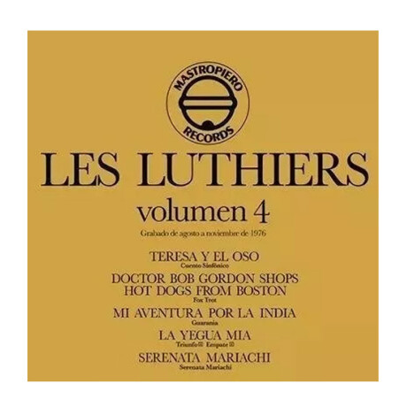 Les Luthiers- Les Luthiers Volumen 4 Les Luthiers- Les Luthiers Volumen 4