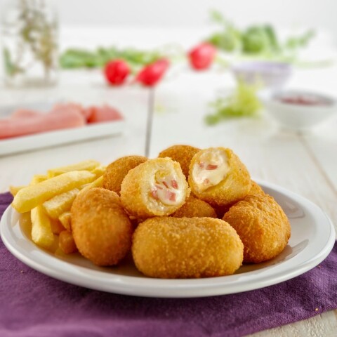 MINI CROQUETAS DE JAMON Y QUESO - 1 KG Mini Croquetas De Jamon Y Queso - 1 Kg