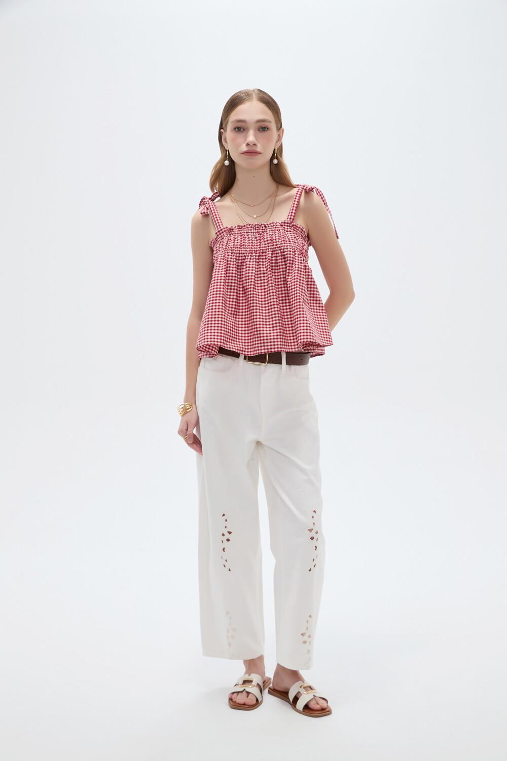 Pantalon Rato Marfil / Off White