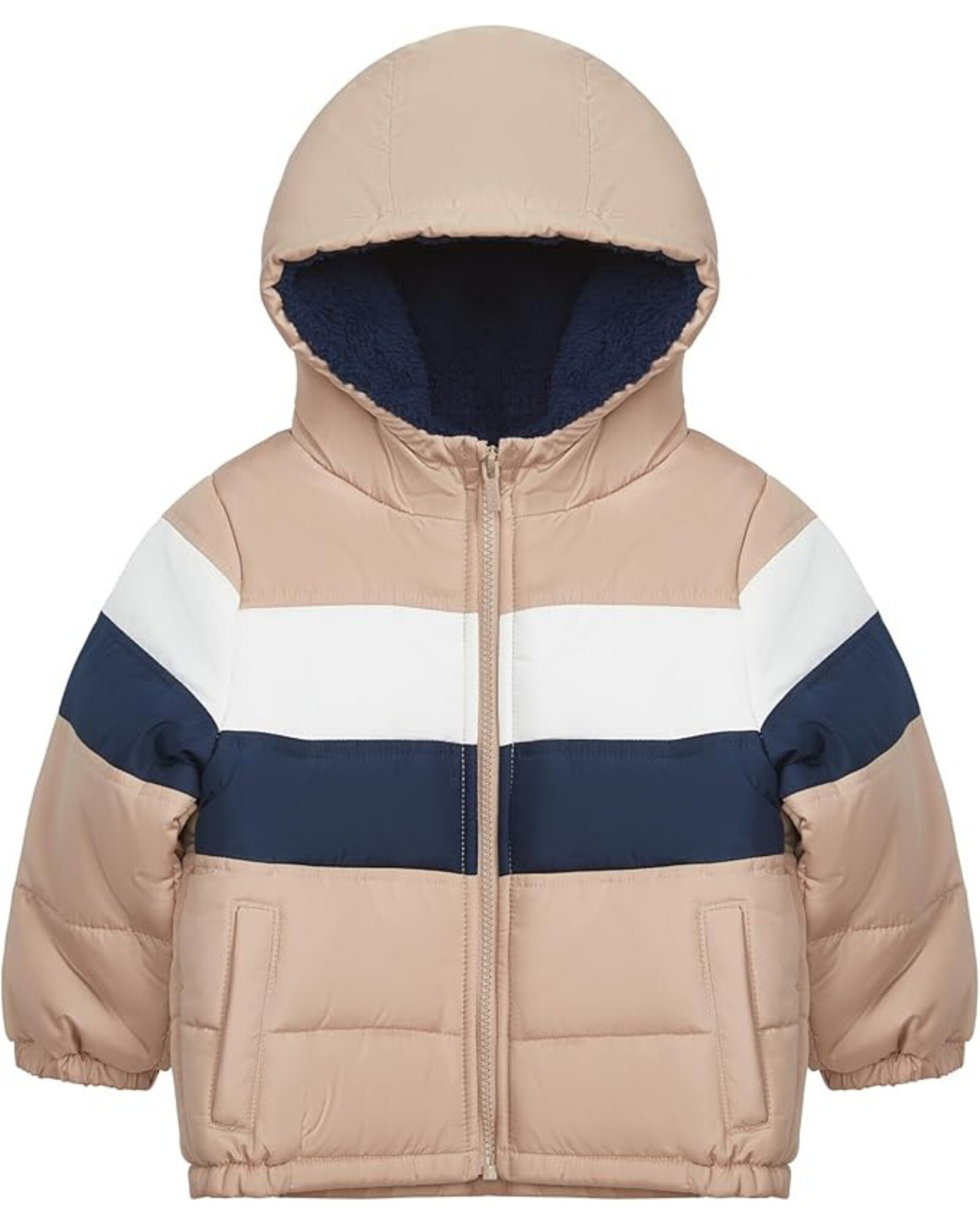 Campera resistente al agua, diseño colorblock Sin color
