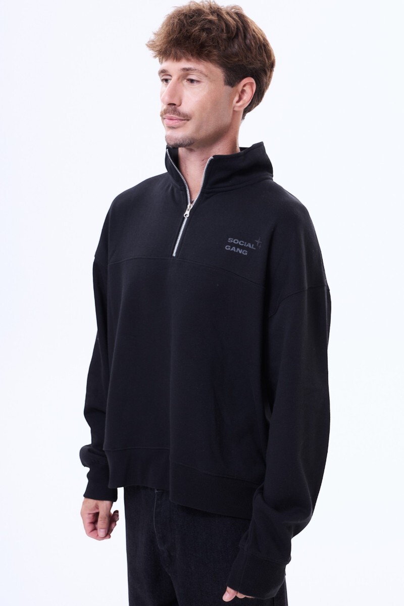 Buzo de felpa Madrid Negro