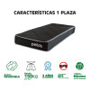 Colchón Espuma 1 Plaza Petra Ultrafirm 78x188x20cm 150kg D60 Colchón Espuma 1 Plaza Petra Ultrafirm 78x188x20cm 150kg D60