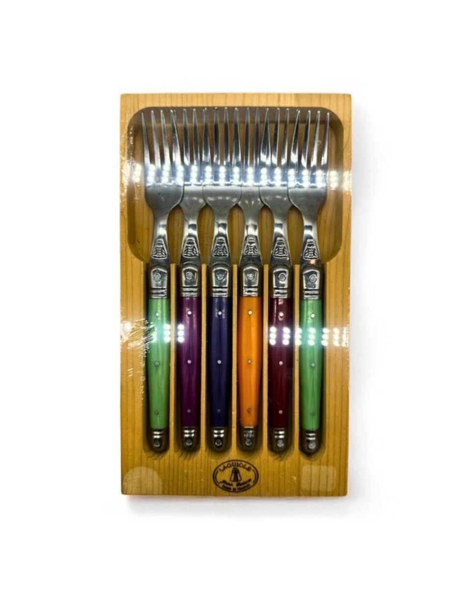 Set Tenedores Laguiole x6 - Multicolor 