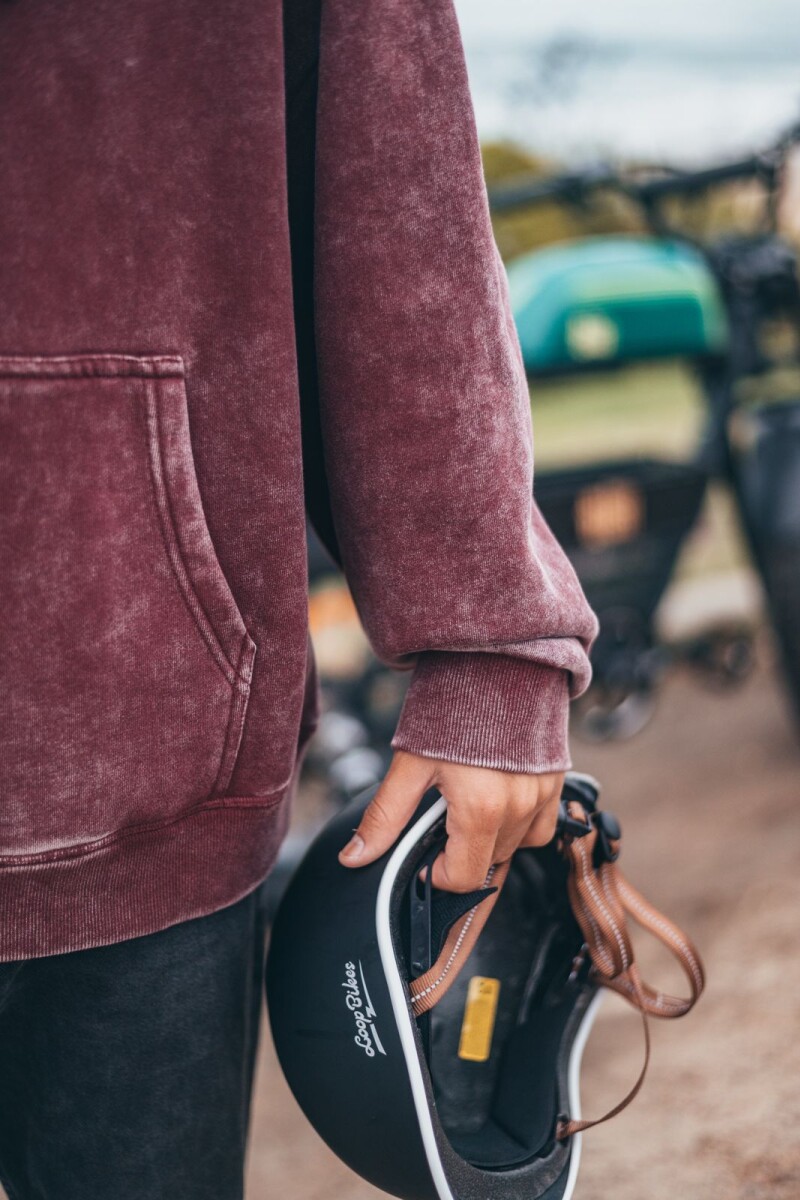 Hoodie Valley / Bordó Wash U