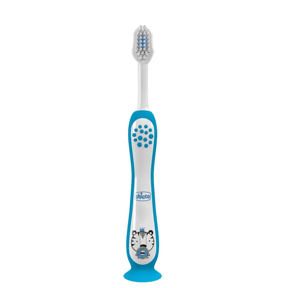 Cepillo dental chicco 3y+ celeste