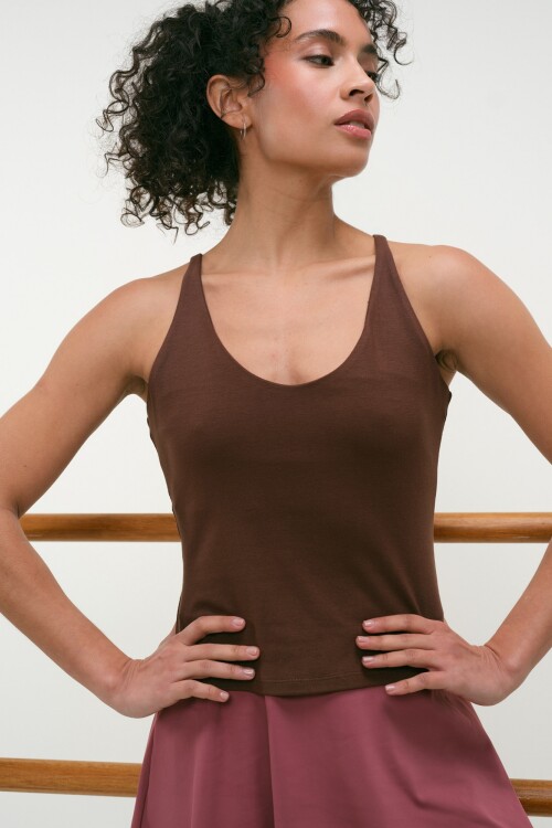 Musculosa Sol Marron