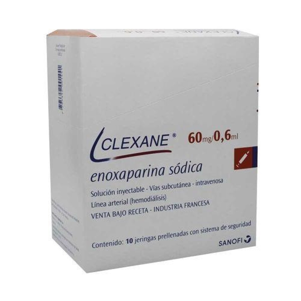 Clexane 60 Mg. 10 Jeringas Prellenadas 