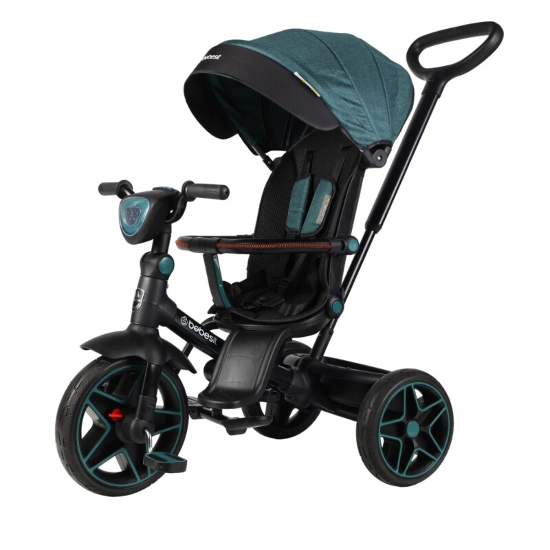 Triciclo con Capota Bebesit Explorer Deluxe 4 en 1 Verde