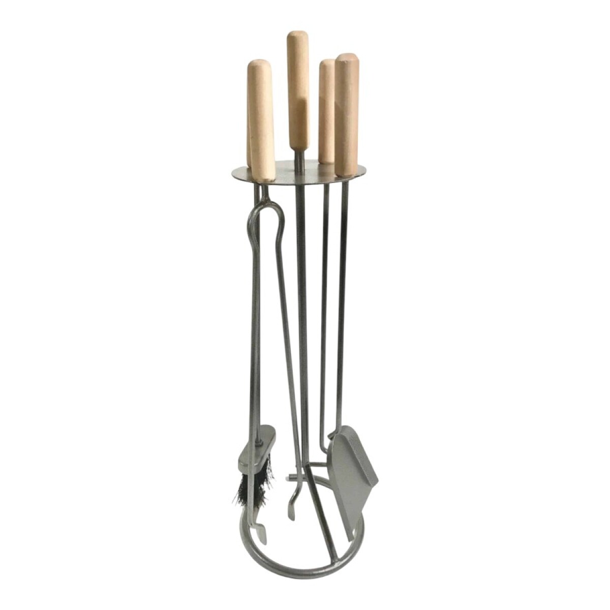 Set 4 Piezas para Estufa Hierro y Madera 