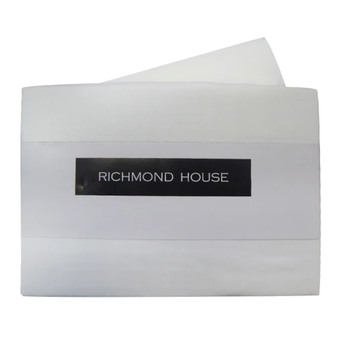 Juego Sábanas 1 Plaza Richmond House Lisas 100% Microfibra BLANCO