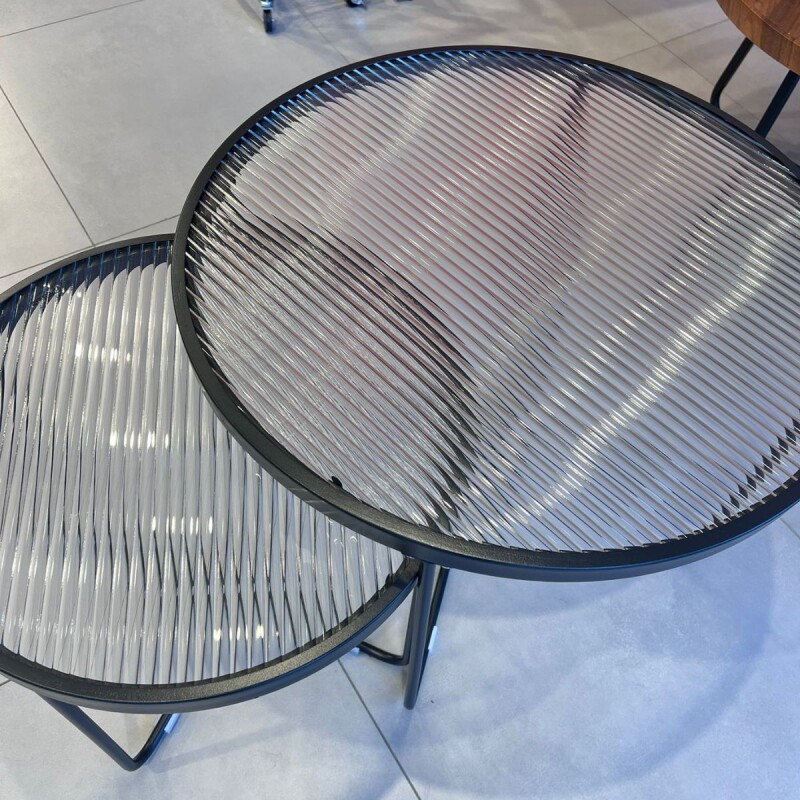Set x2 mesas LUNA Negra