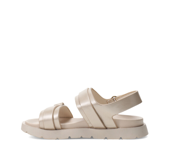 Sandalia RUBA con hebillas Beige