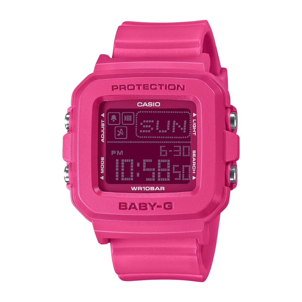 Reloj CASIO BABY-G BGD10K-4DR Resina Fucsia Esfera 40mm 
