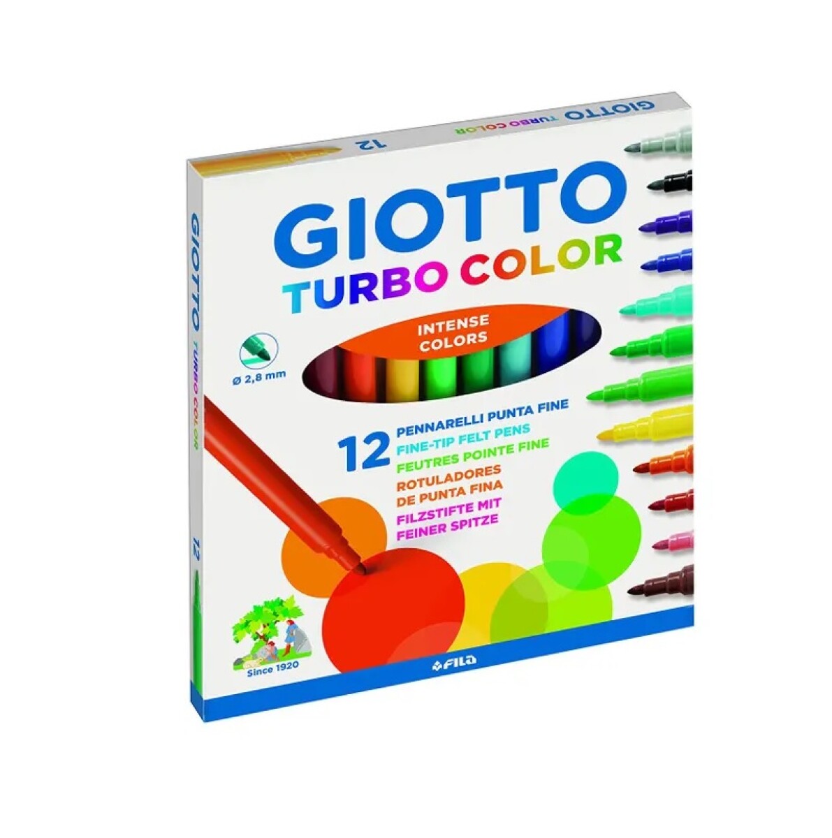 Marcadores Escolares Giotto Fino – Set x6 Unidades 