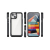Protector para iPhone 15 bordes color negro Protector Para Iphone 15 Bordes Color Negro