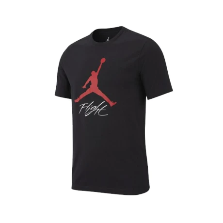 JORDAN JUMPMAN FLIGHT HBR TEE Black