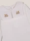 Body Con Cuello Grande Blanco Roto