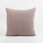Almohadon Tejido Punto Arroz Beige 50x50