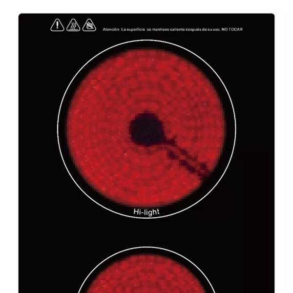 Anafe Xion Xi-eh2 Vitrocerámico Eléctrico 2 Discos ANAFE XION VITROCERAMICO 2 DISCOS XI-EH2