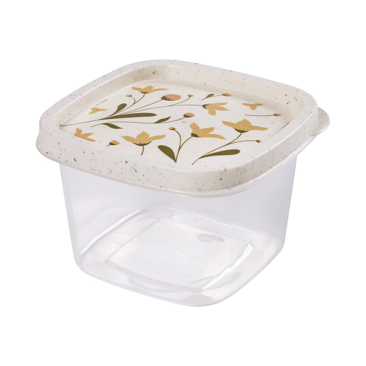 Recipiente Cuadrado de 500ml - FLOR 