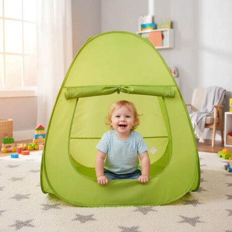 Carpa Casa Infantil Autoarmable con Bolso Verde