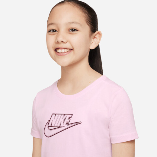 Vestido Nike Moda Niño Futura Tshirt Dress Pink Foam S/C