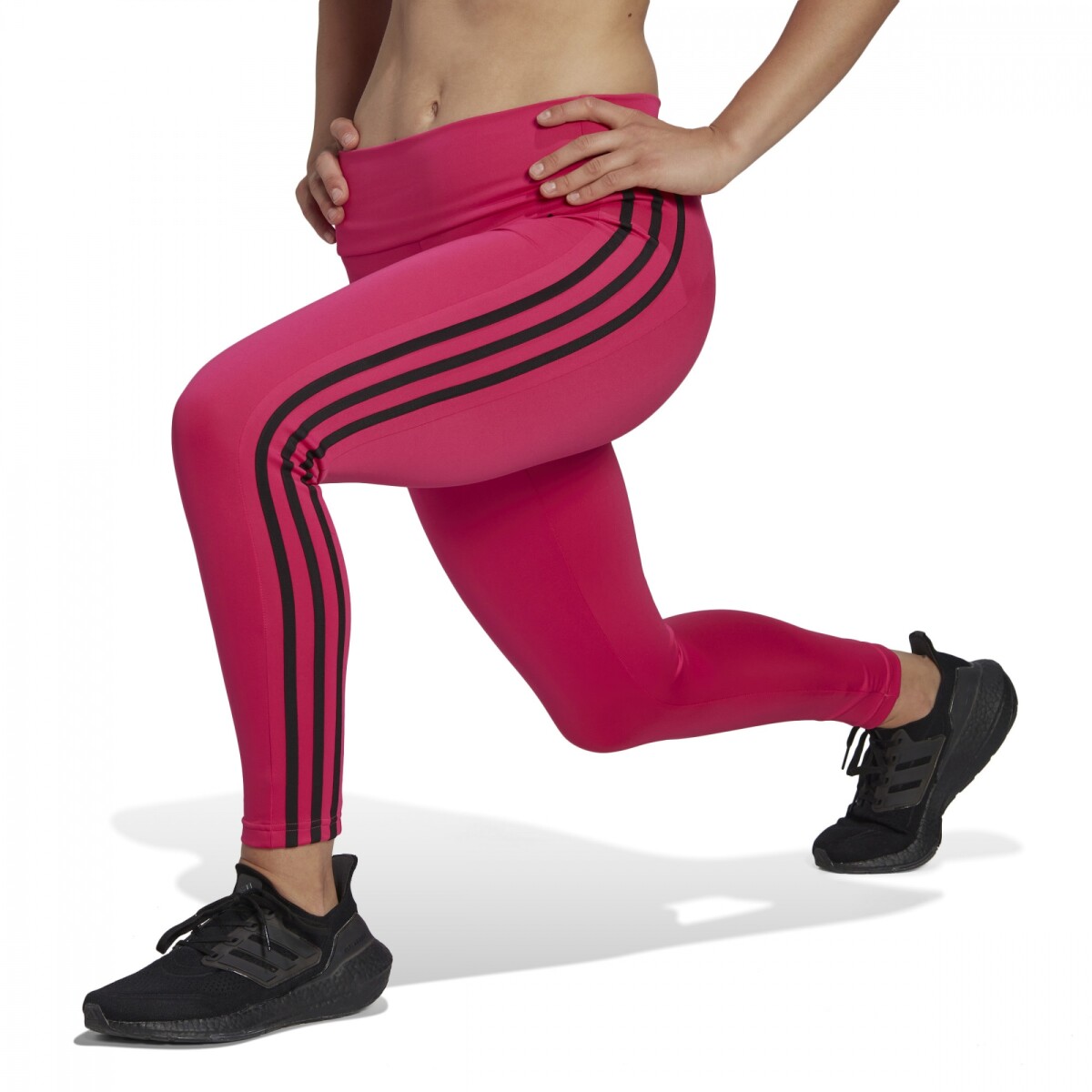 Calza de Mujer Adidas Designed Wns - Magenta - Negro 