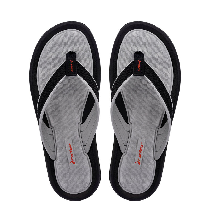 Sandalias de Mujer Rider Dunas Thong Negro - Gris