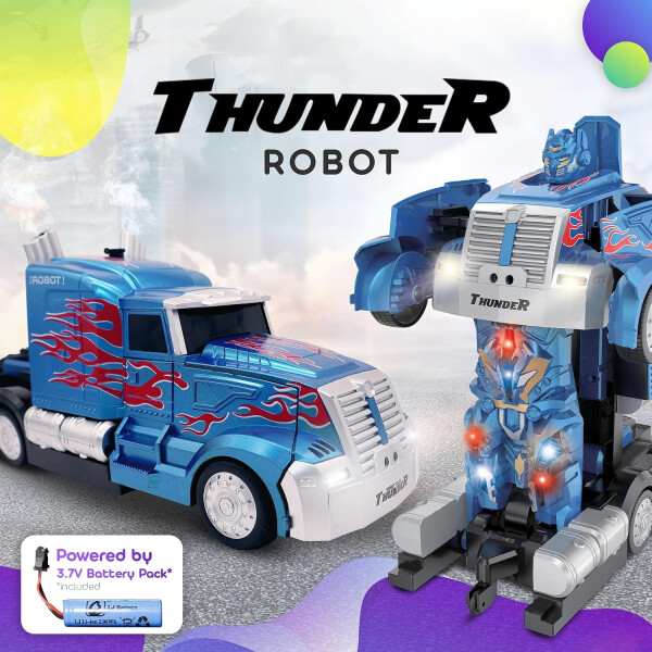 Camion Transformers A Control Remoto Efecto De Humo Md910a CAMION TRANSFORMERS C/CONTROL MD910A