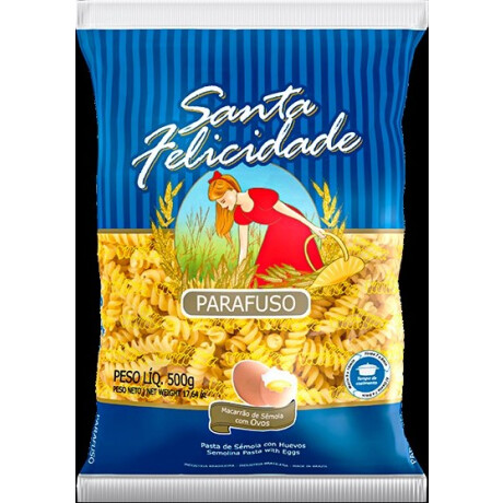 FIDEOS SANTA FELICIDADE HUEVO 500G TIRABUZON FIDEOS SANTA FELICIDADE HUEVO 500G TIRABUZON