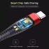 Cable Cargador Micro Usb Malla Super Reforzado Treqa 1 Metro Variante Color Rojo