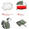 Cambiador portatil XL skip hop verde capitoneado