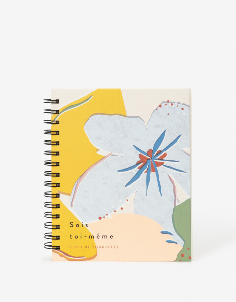 Anotadores Cuadernos y Memos Cuaderno Estampado Just Be Yourself - Combinacion Multicolor