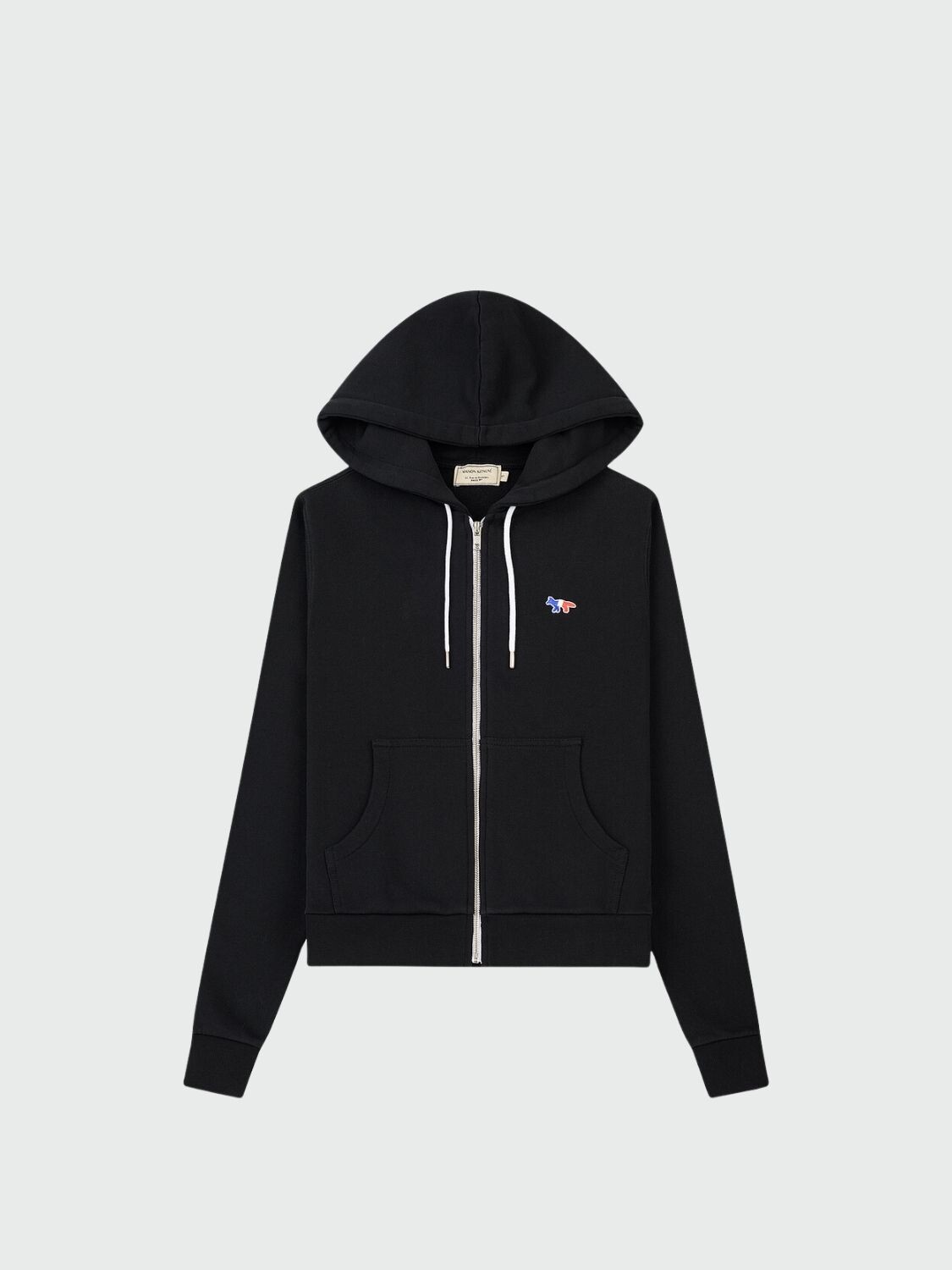 Maison Kitsuné- Chaqueta de algodón con cierre, Par rec 0