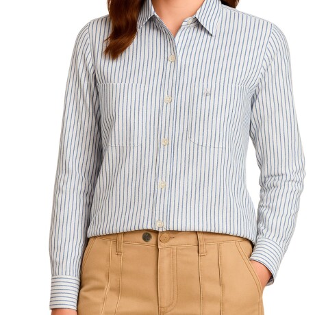 Camisa dama Raya fina celeste