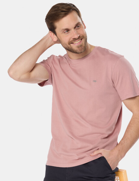 REMERA LISA DE ALGODÓN Rosa