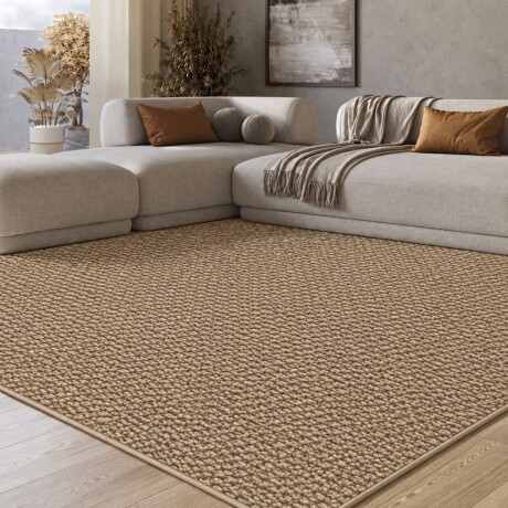 Alfombra Símil Lana de Microfibra 2 × 3 m Marrón Alfombra Símil Lana de Microfibra 2 × 3 m Marrón
