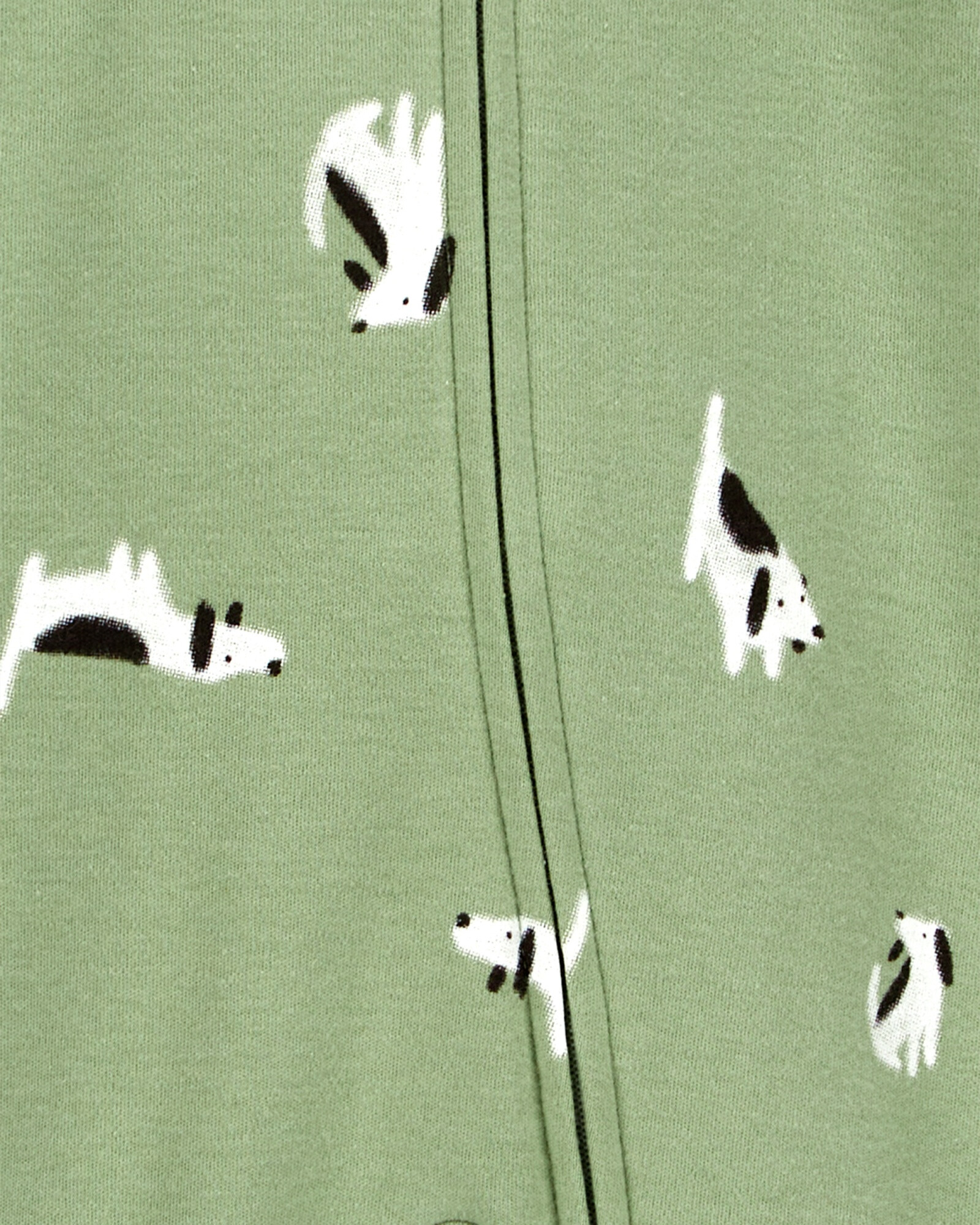 Pijama una pieza de algodón, con pie, diseño perros Pijama una pieza de algodón, con pie, diseño perros