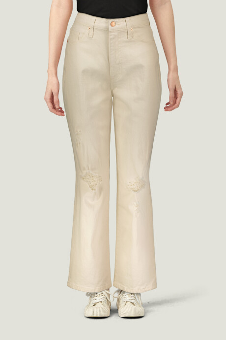 Pantalon Lends Marfil / Off White