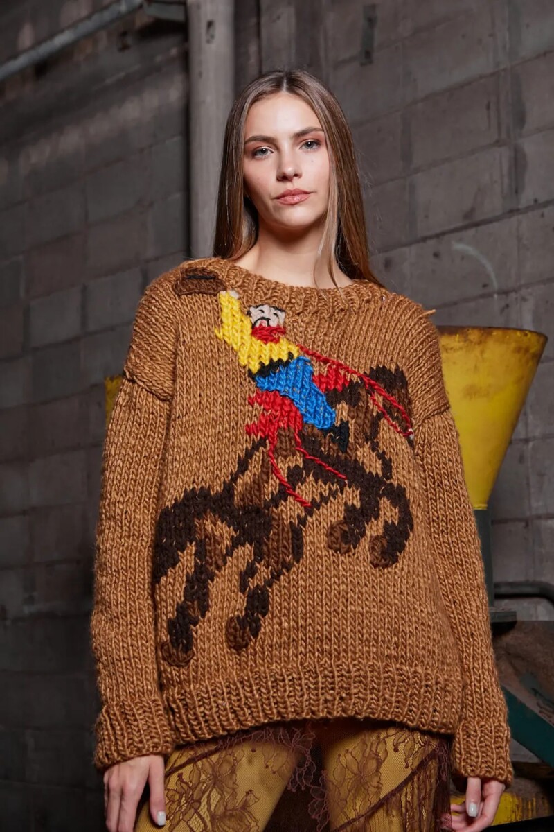 Sweater Rodeo Camel