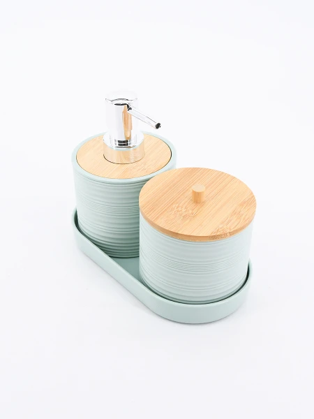 SET DE DISPENSADOR Y CAJITA VERDE