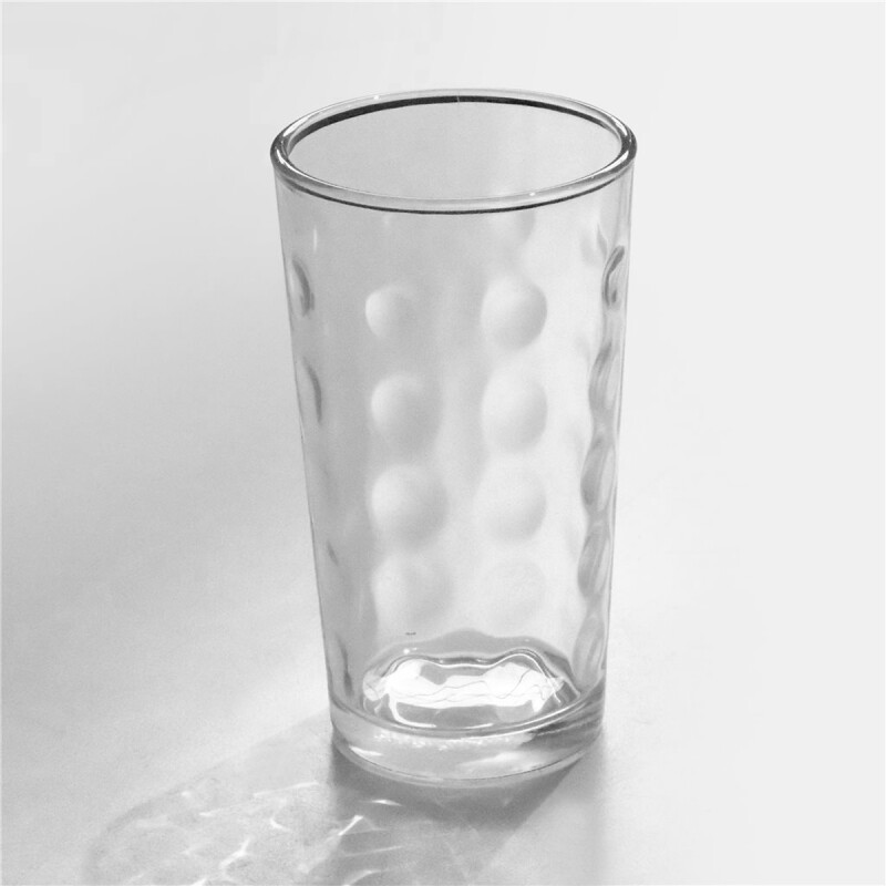 Vaso de vidrio 325ml dots TRANSPARENTE
