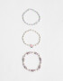 Pulseras Infantiles Mariposas Set De Pulseras Infantiles - Dorado