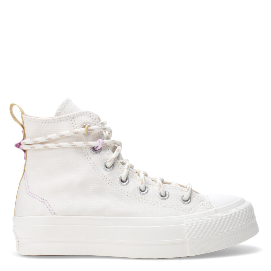Championes de Mujer Converse Chuck Lift Platform Utility Beige Natural