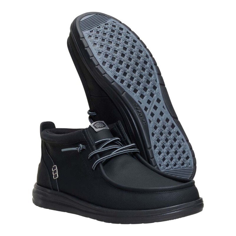 Wally Mid GripR Classic - Hombre Black/black