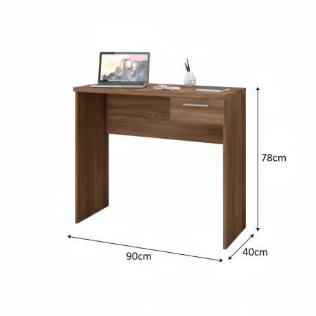 ESCRITORIO MESA PARA PC LAPTOP COMPUTADORA 1 CAJÓN COLOR MADERA
