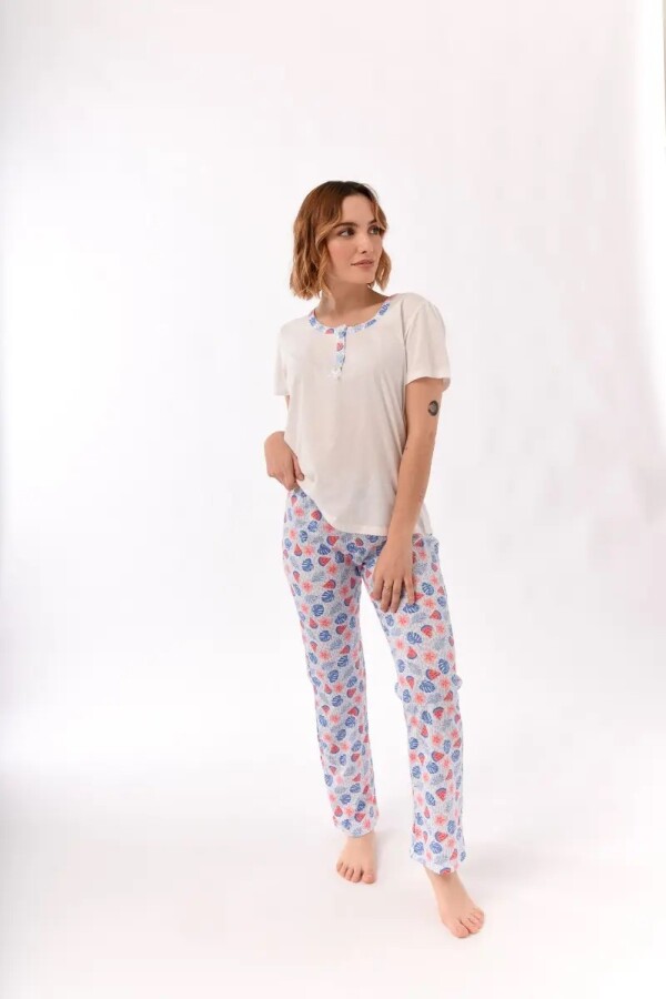 Pijama Manga Corta Pantalón 41641 Pijama Manga Corta Pantalón 41641