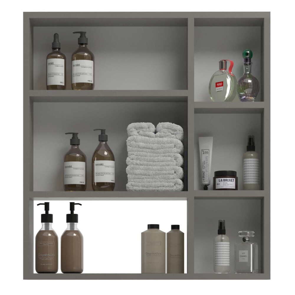 ESPEJO BOTIQUIN MDF GRIS ALTUS