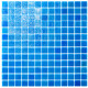 Pastilla Piscina Malla Azul Vitrificado 33.5X33.5Cm (2.5X2.5) GAMAS DE AZUL
