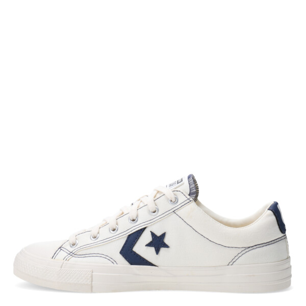 Championes Unisex Converse Star Player OX Blanco - Azul Marino